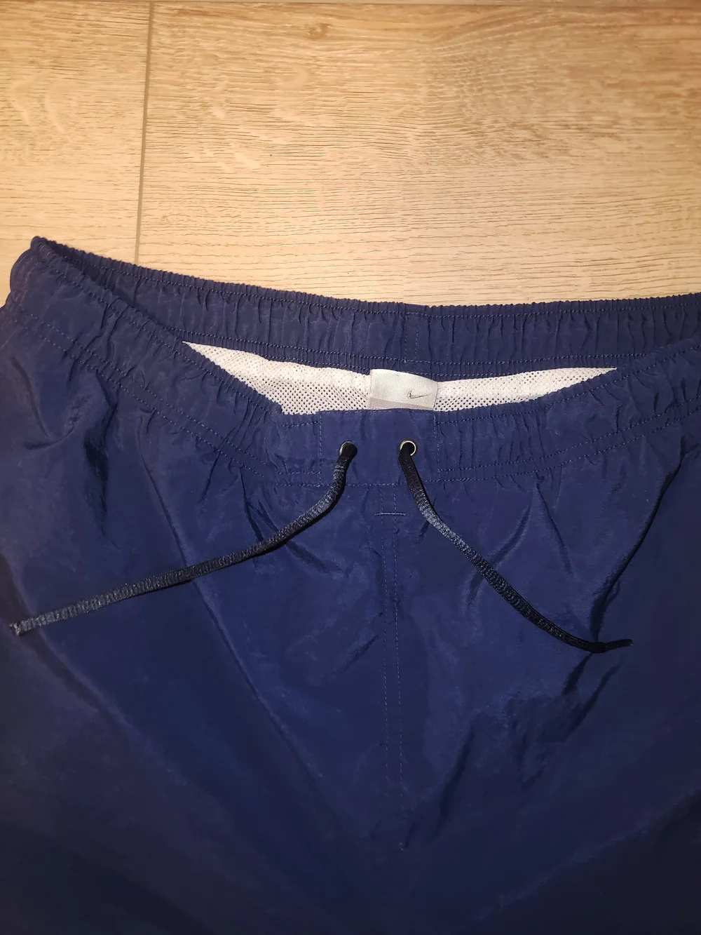 Vintage Y2K Nike Board Swim Suit Navy Blue Mens Size Large Good Condition Embroi